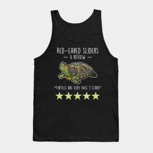 Red-Eared Slider Turtle Review Tank Top